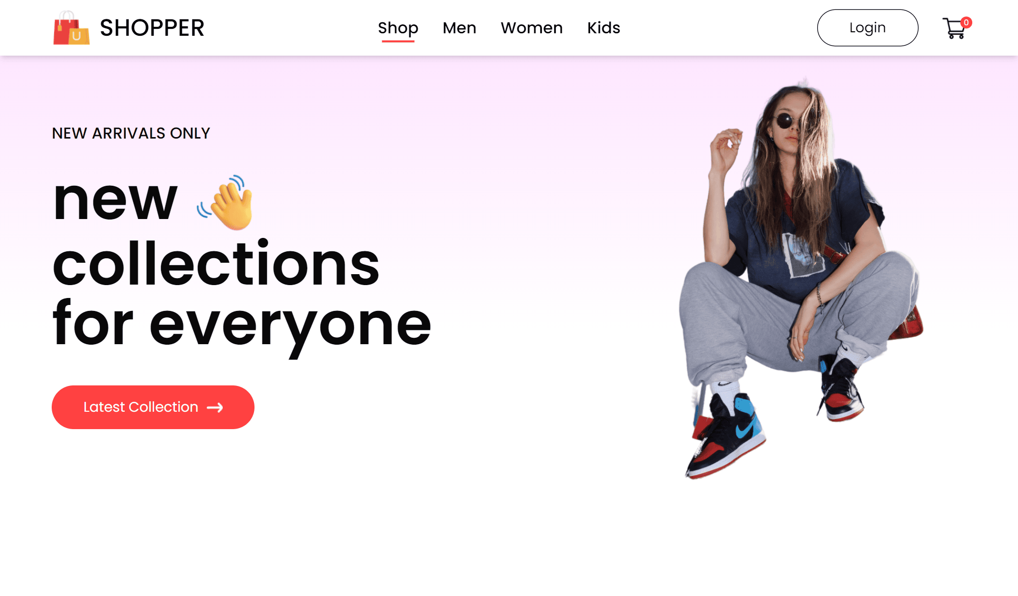 Website Home page Screen Shot